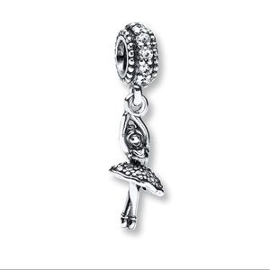 Pandora sterling silver dancer dangle charm!